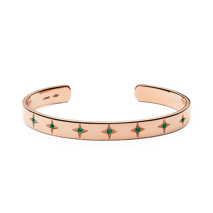 NUIT COSMIQUE Bracelet with Emeralds