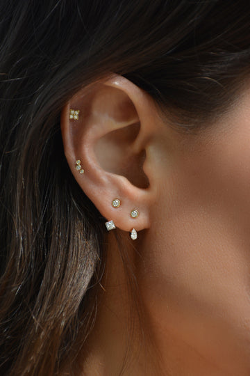 The Floating Earring - Square or Drop