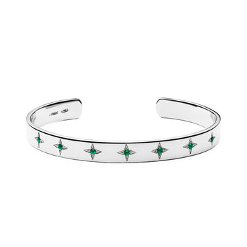 NUIT COSMIQUE Bracelet with Emeralds