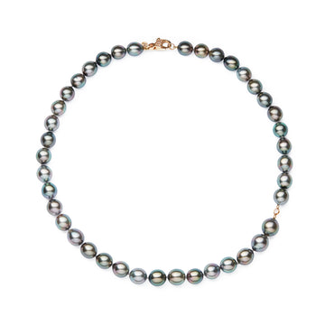 TAHITI Pearl Choker Necklace with Diamond
