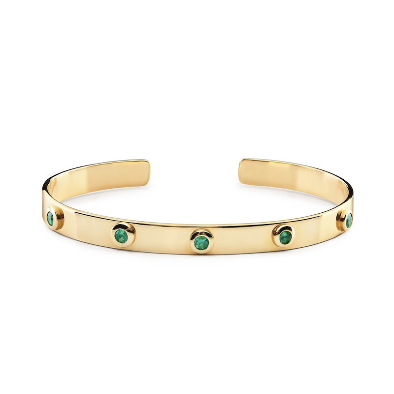 ILE DU LEVANT Bracelet with Emeralds