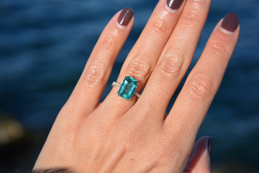 One of a Kind Colombian Emerald Ring